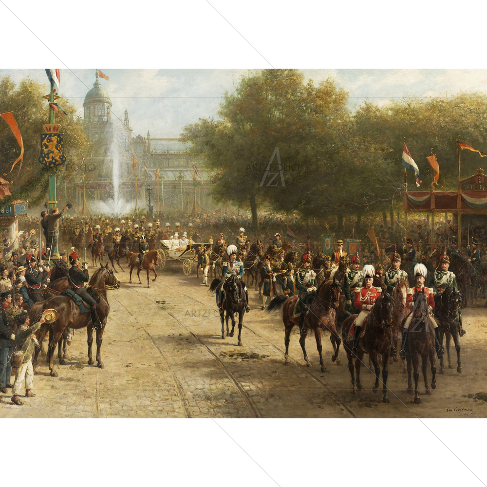 Frederiksplein in Amsterdam, Otto Eerelman, 1898-1900 — Ancient custom art by ArtzFolio