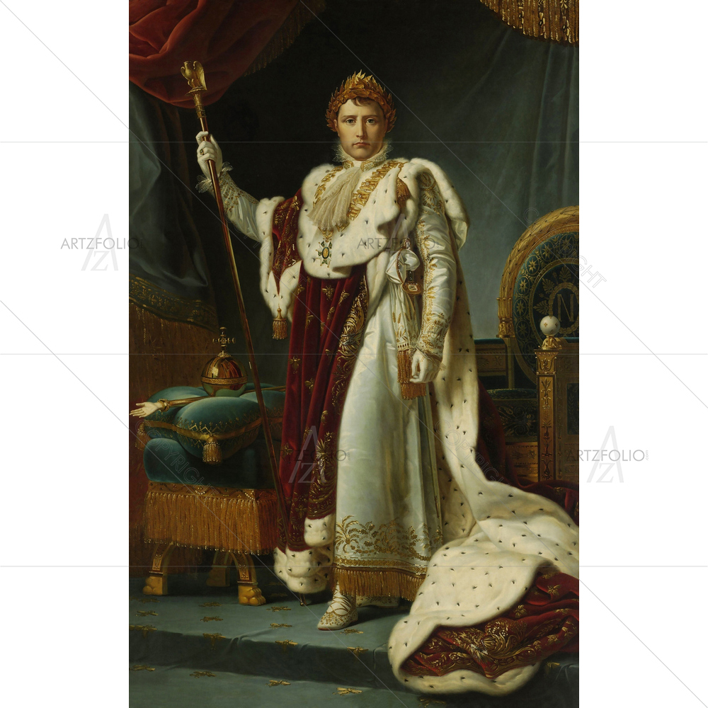 Emperor Napoleon I Portrait — Ancient custom art by ArtzFolio