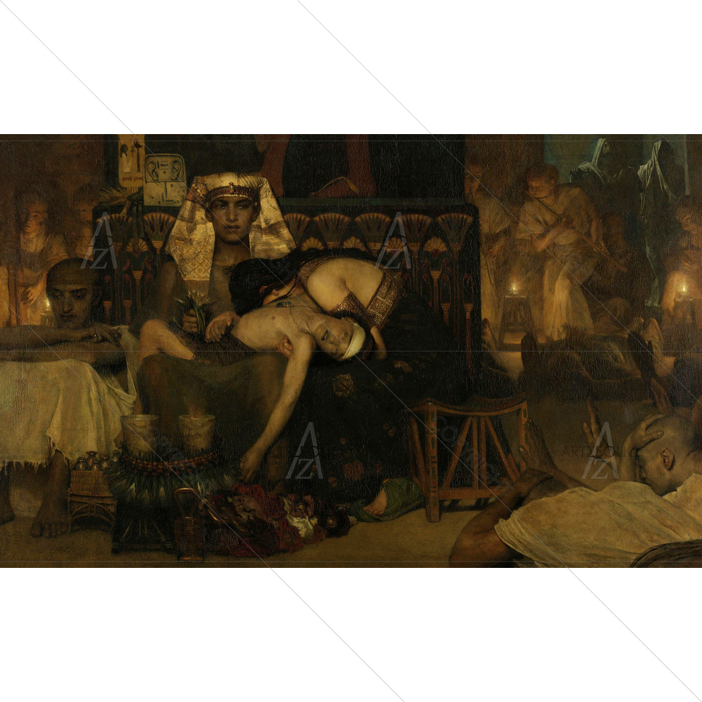 Pharaoh' Firstborn Son Death, Lawrence Tadema — custom-size art design 5010875