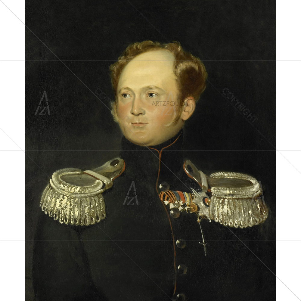 Alexander I Portrait — Ancient custom art by ArtzFolio