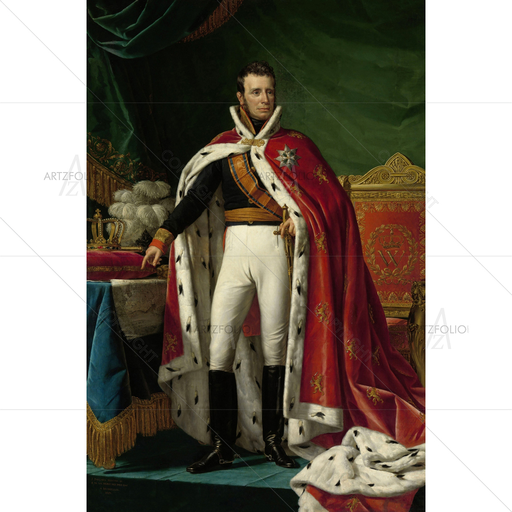 William I Portrait, Joseph Paelinck, 1819 — custom-size art design 5010884