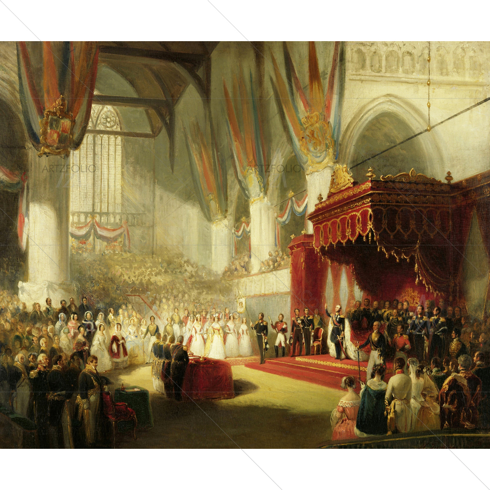 King William II Inauguration — custom-size art design 5010886