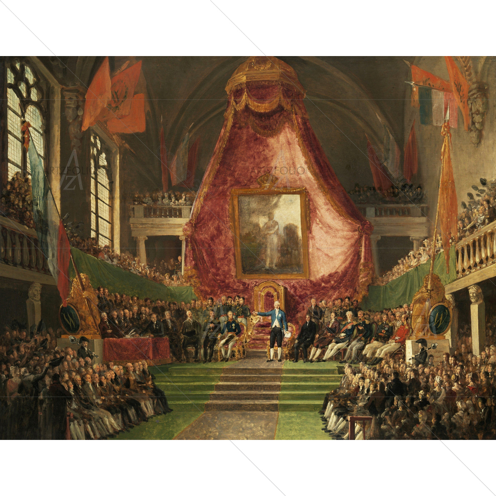 Inauguration of University of Ghent, Prince of Orange — Education custom art by ArtzFolio