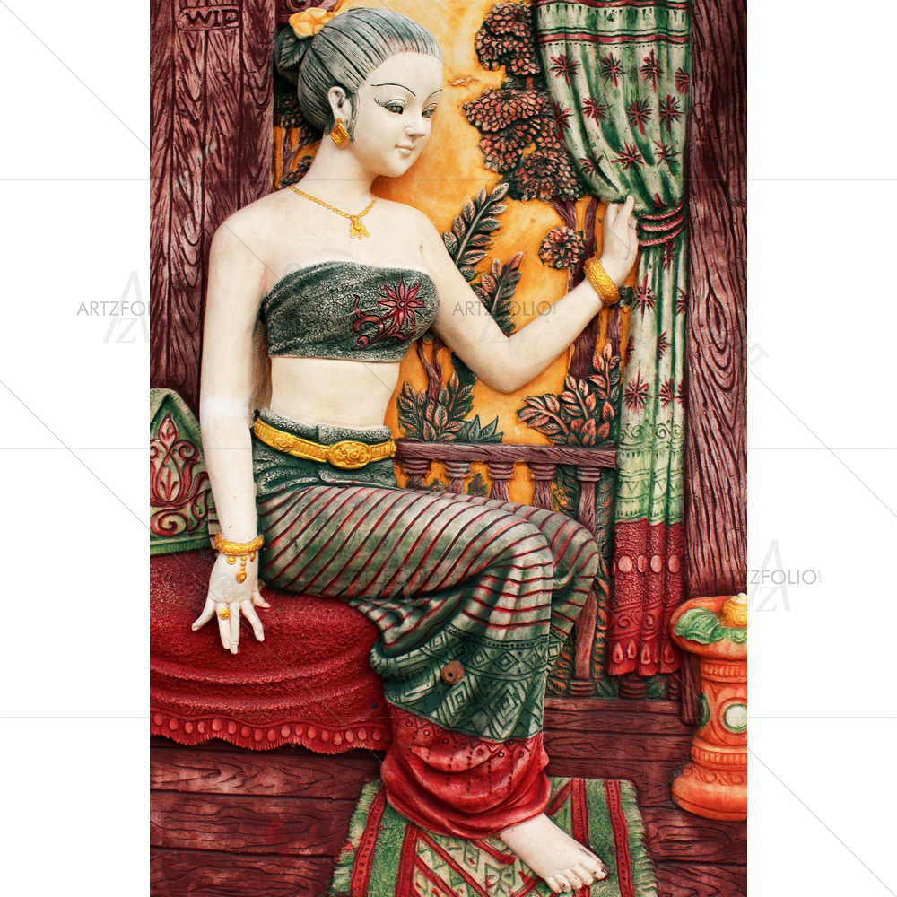 Route of Thailand D4 — Devotional custom art by ArtzFolio