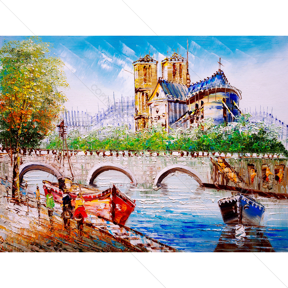 Street View of Paris, Italy D7 — Abstract custom art by ArtzFolio