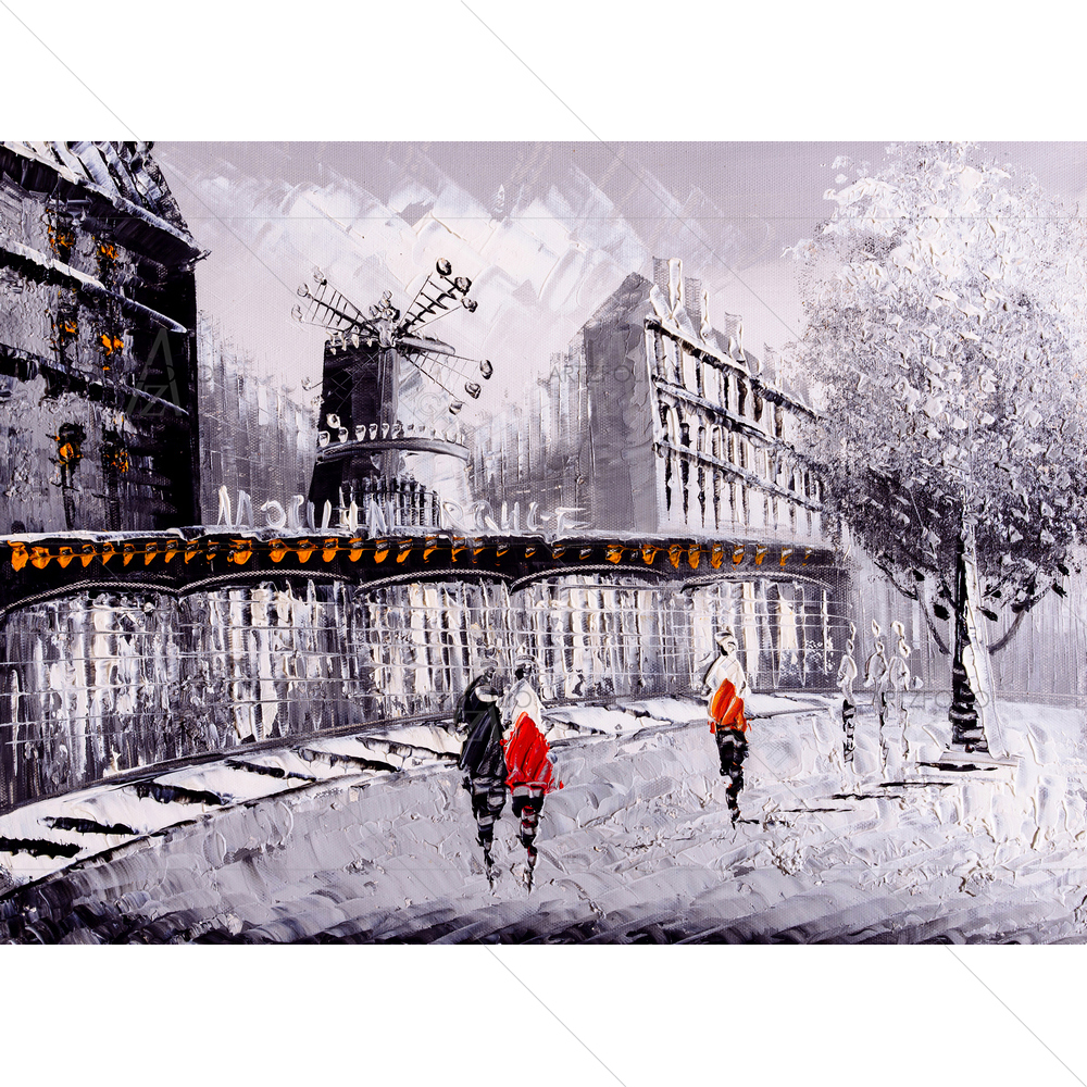 Street View of Paris, Italy D10 — Abstract custom art by ArtzFolio