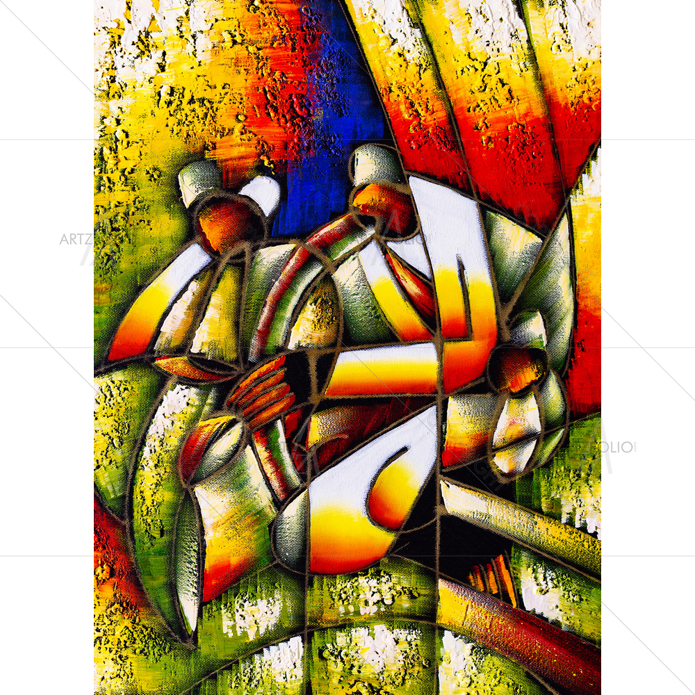 Abstract Face D1 — custom-size art design 5010911