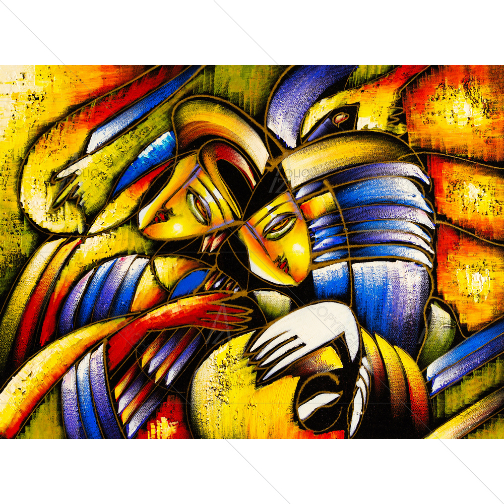 Abstract Face D2 — Abstract custom art by ArtzFolio