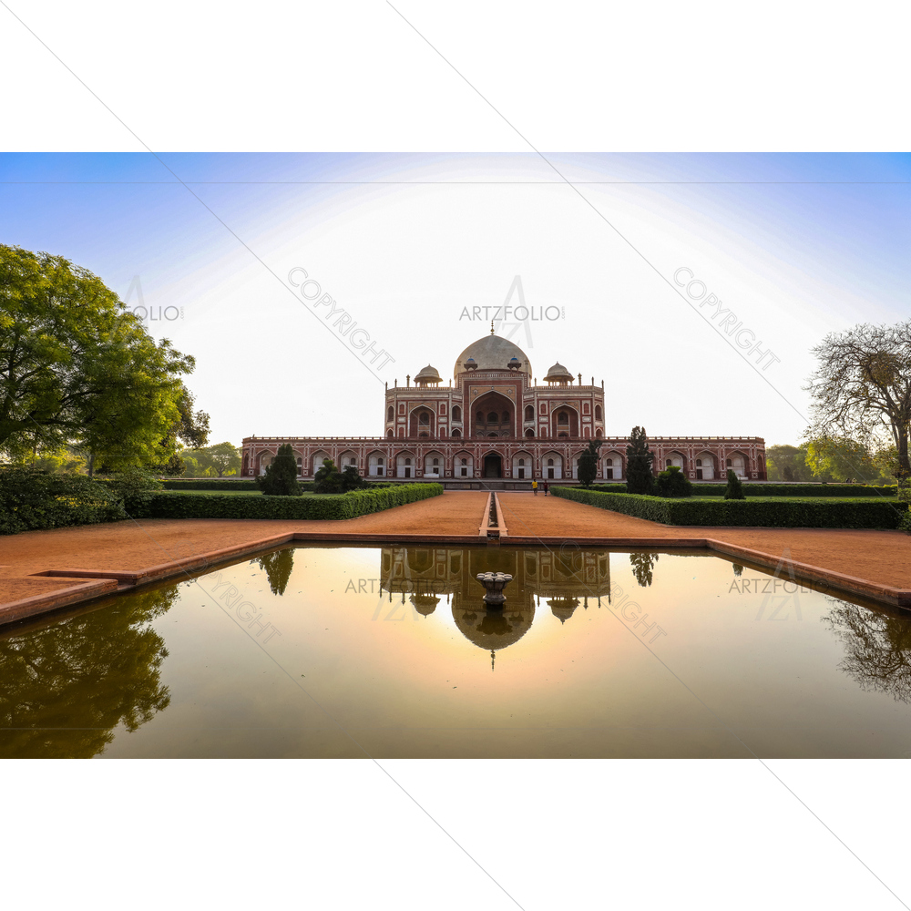 Humayun Tomb — Ancient custom art by ArtzFolio