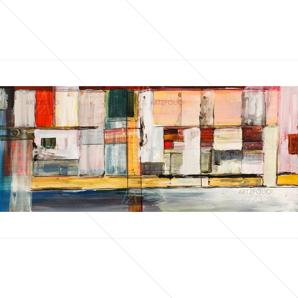 Geometric Abstraction D10 — Abstract custom art by ArtzFolio
