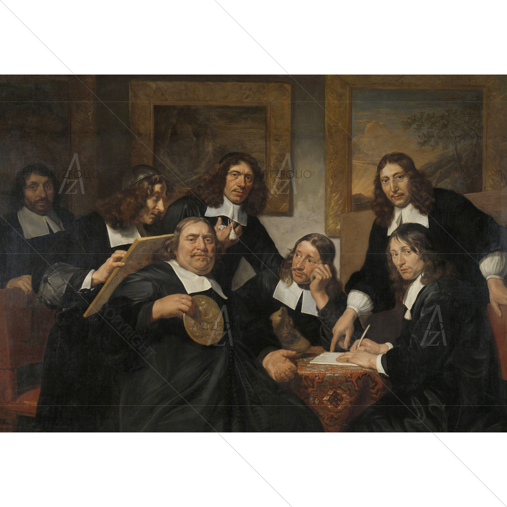 Governors of Guild of St. Luke, Jan De Bray, 1675 — Adult custom art by ArtzFolio