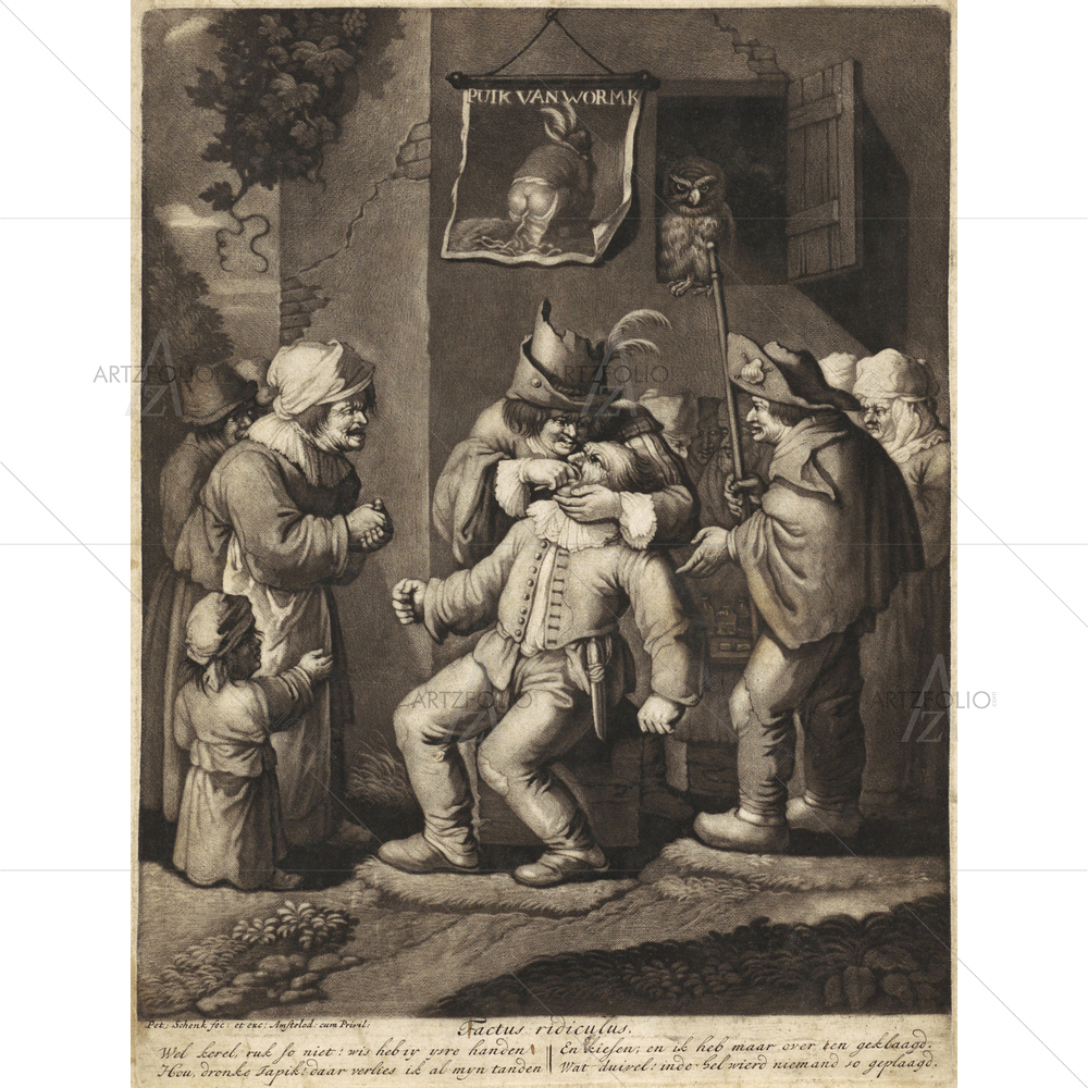 The Five Sense, 1670-1713 by Pieter Schenk — custom-size art design 5010983