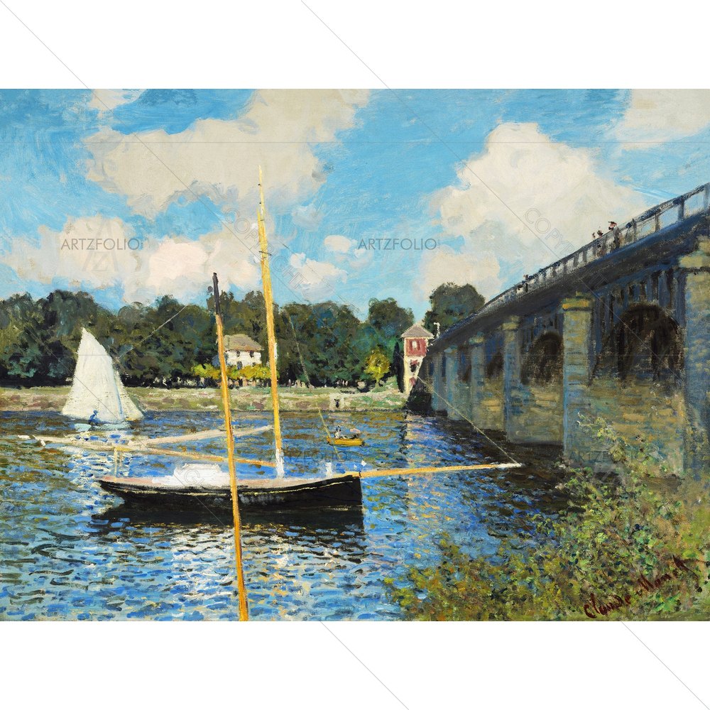 Bridge at Argenteuil, 1874 — custom-size art design 5011057