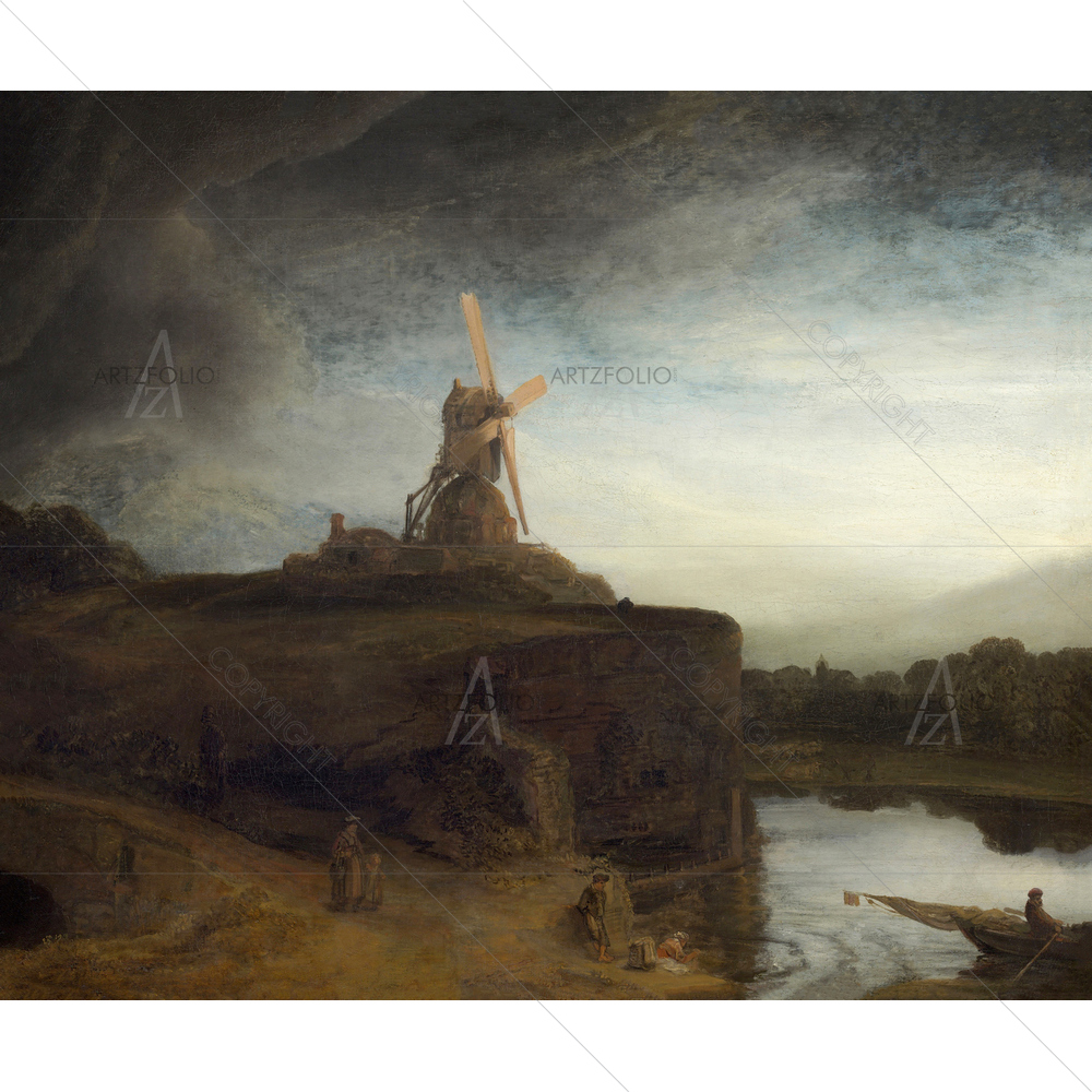 The Mill, Rembrandt Van Rijn, 1645-48 — Baroque custom art by ArtzFolio
