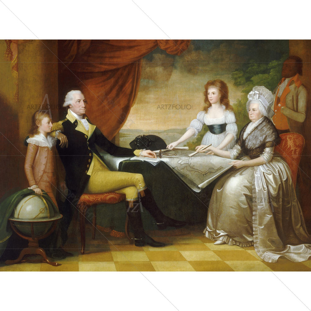 Washington Family, Edward Savage, 1789-96