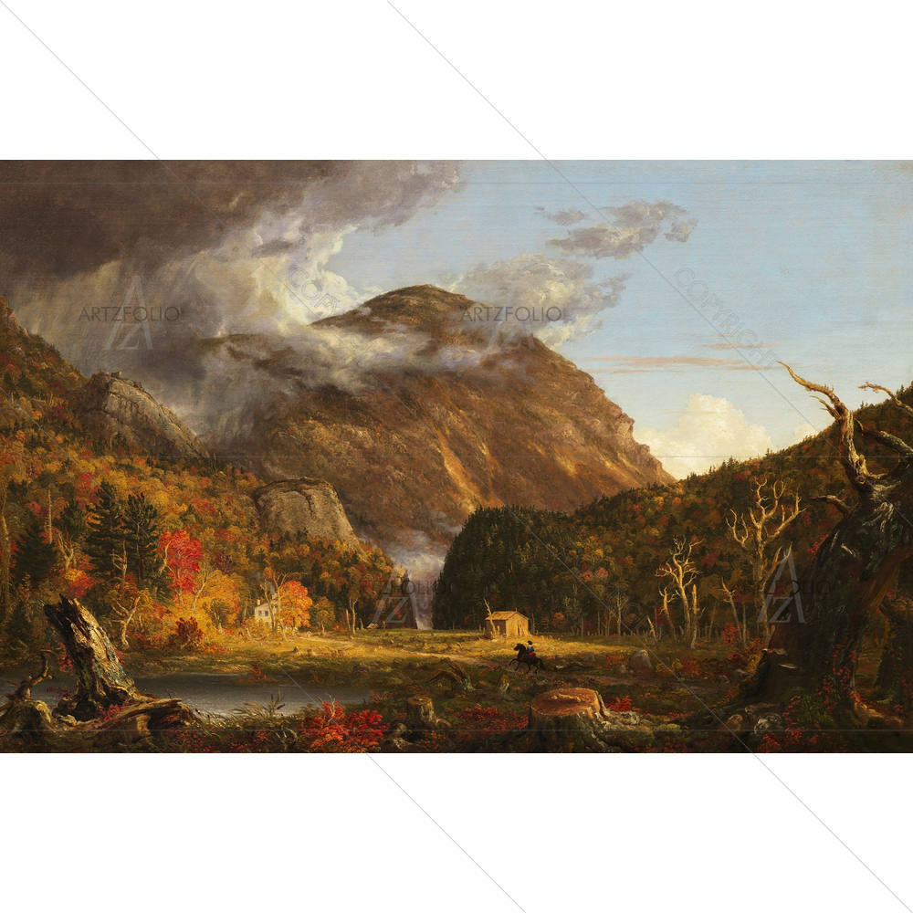 Crawford Notch, Thomas Cole, 1839 — custom-size art design 5011079