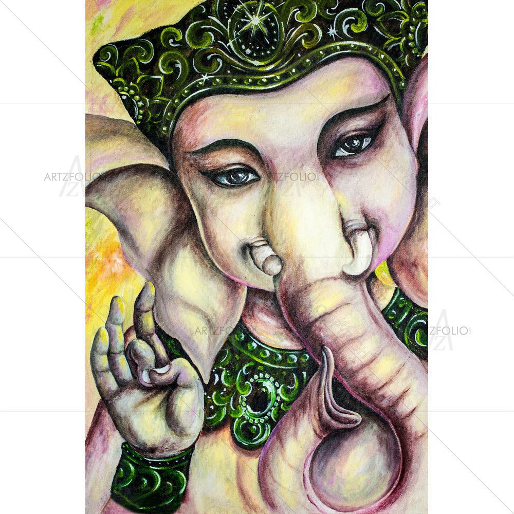 Hindu God Ganesha D13 — custom-size art design 5011090