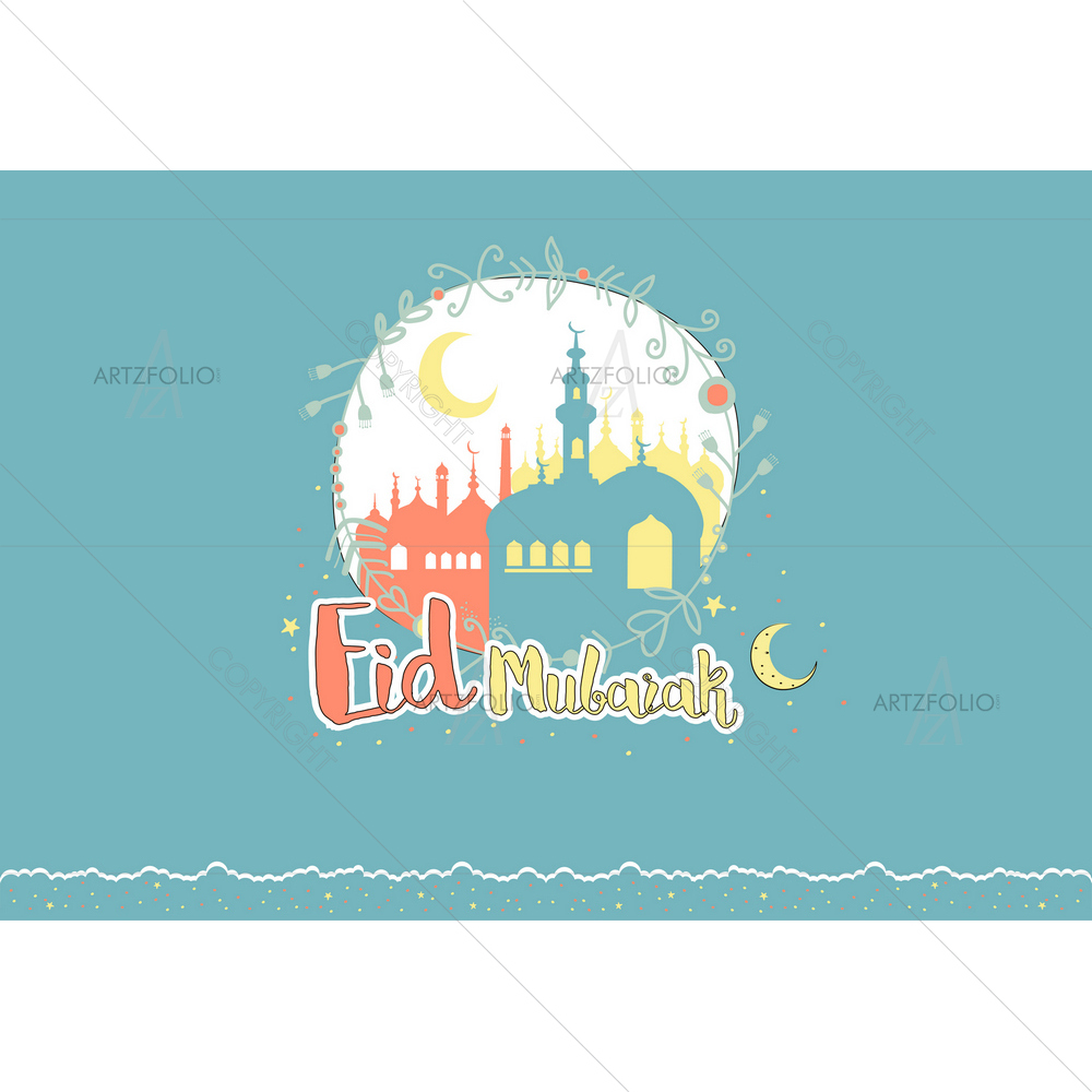 Eid Mubarak D2 — custom-size art design 5011107