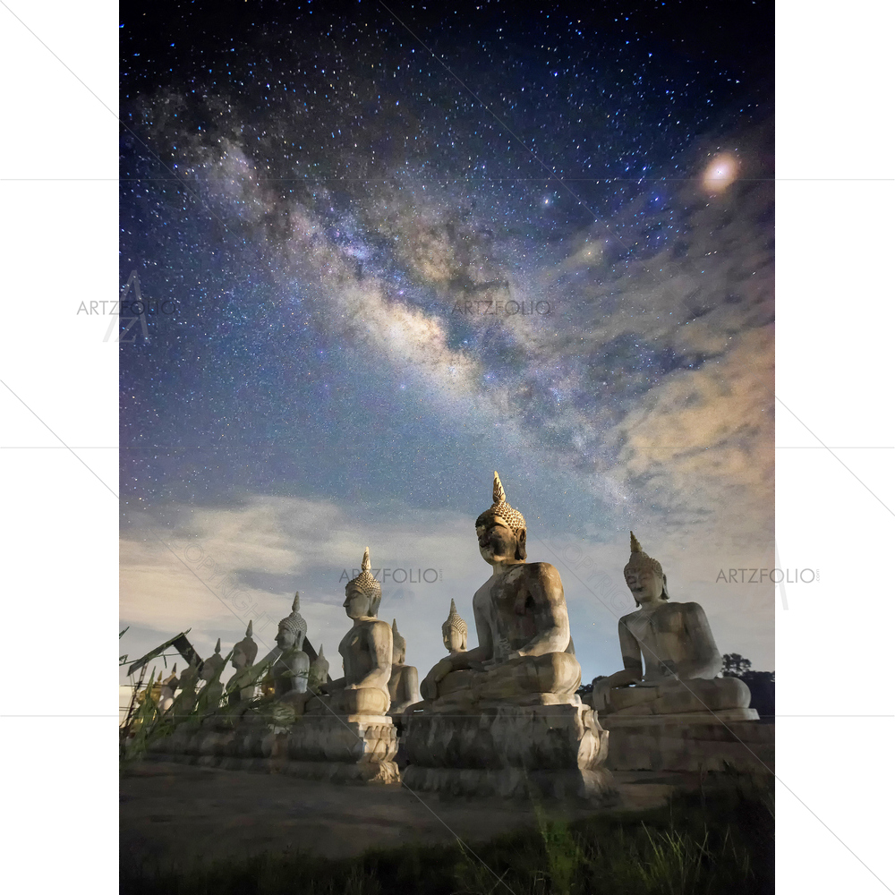 Buddhism Statue Image — Devotional custom art by ArtzFolio