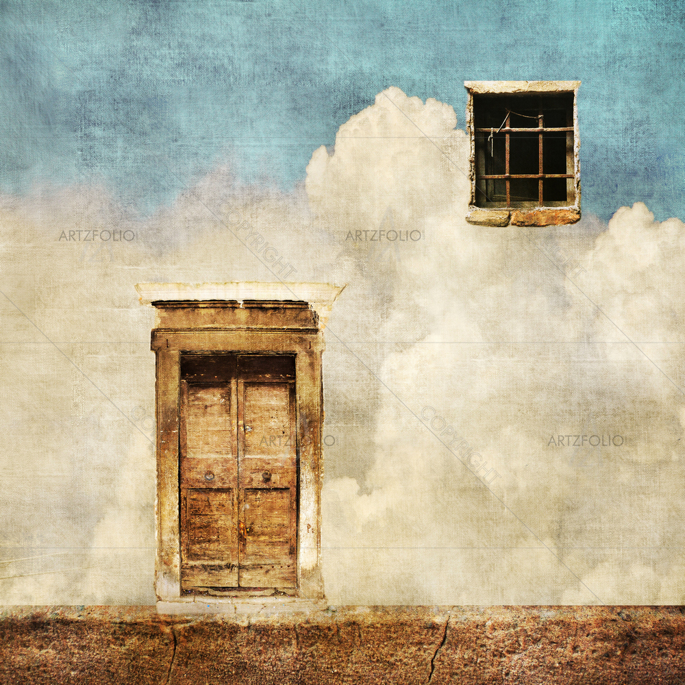 Old Door and Window — custom-size art design 5011113