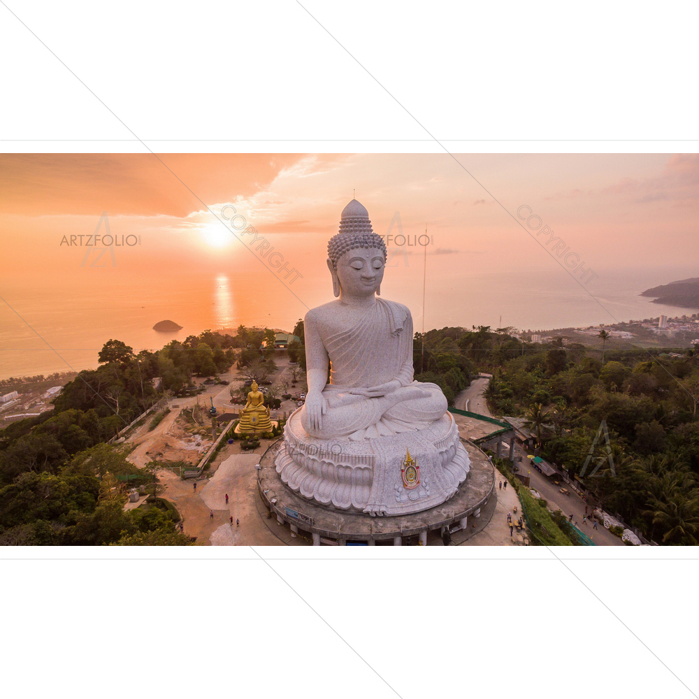 Lord Buddha, Phuket, Thailand — Devotional custom art by ArtzFolio