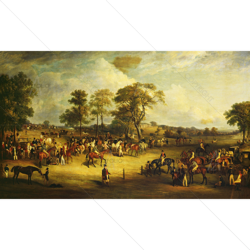 Heaton Park Races, John Ferneley — Animals custom art by ArtzFolio