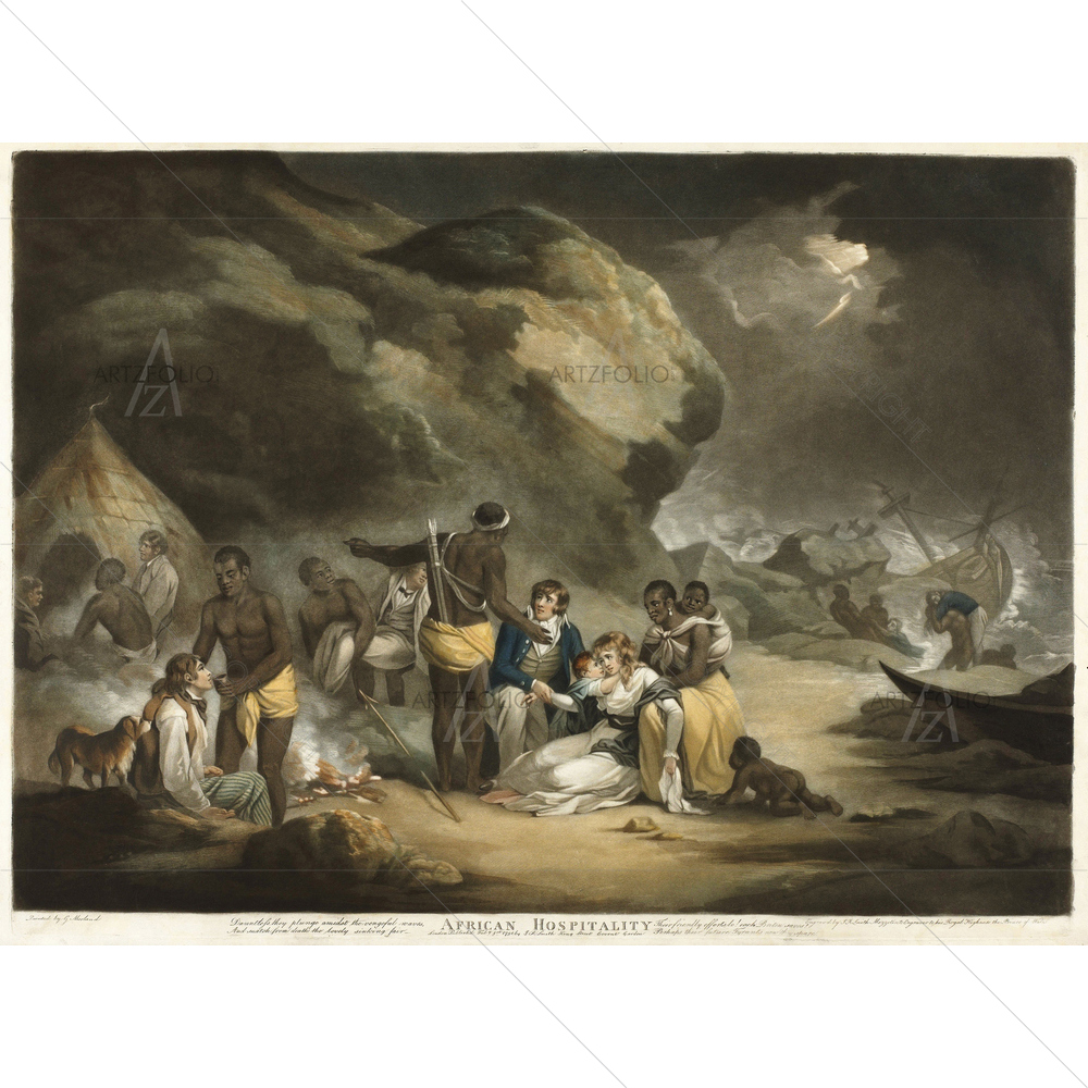 African Hospitality, John Smith, 1762-12 — African custom art by ArtzFolio