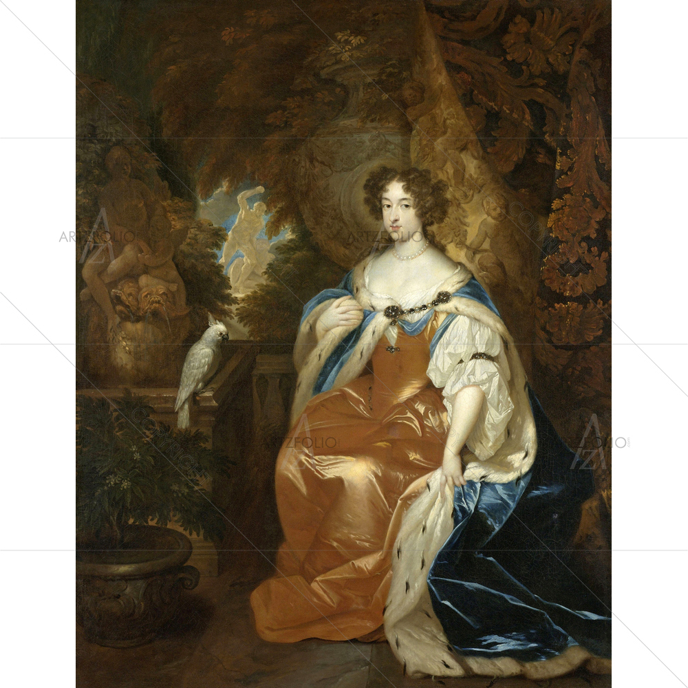Mary Stuart Portrait, 1662-95 — custom-size art design 5011193