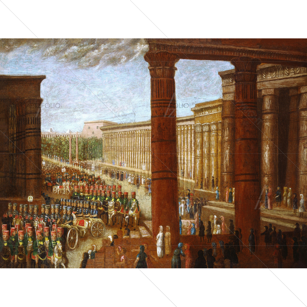 Pharaoh's Army Marching, Erastus Field, 1865-80 — custom-size art design 5011197