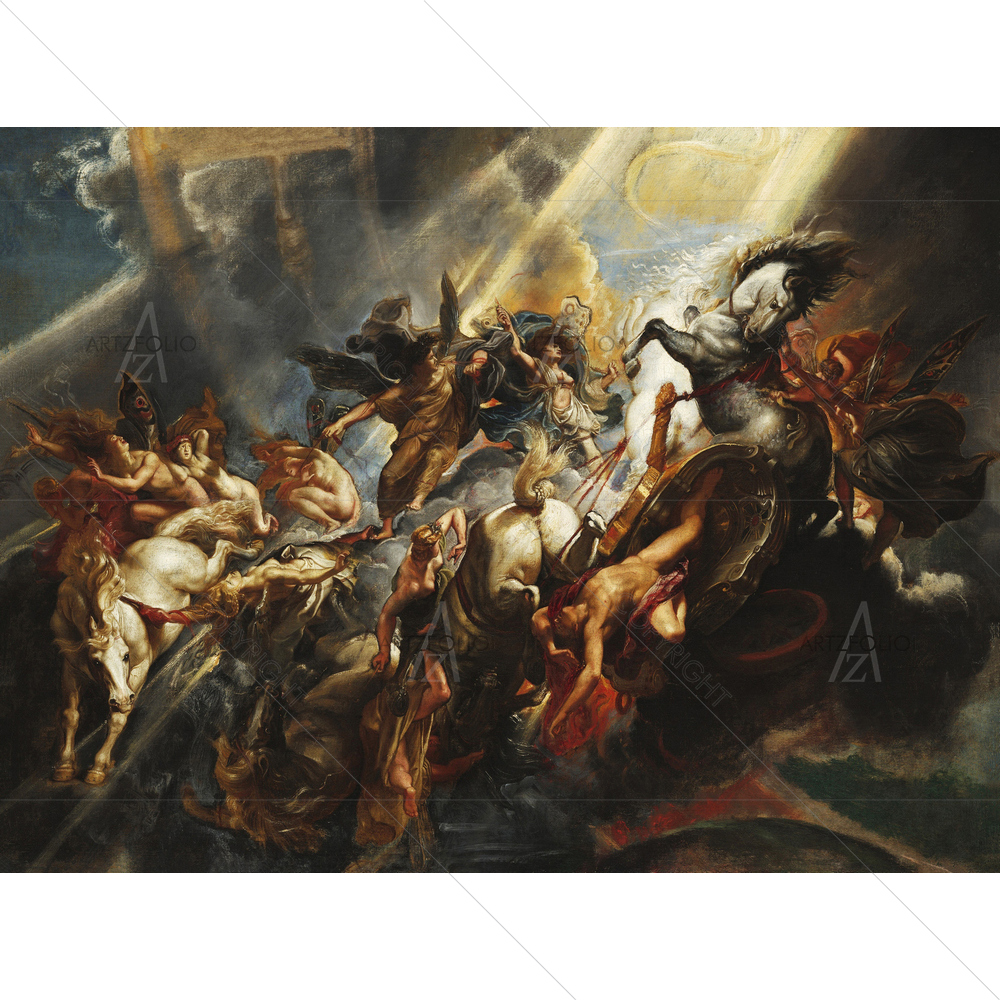 Fall of Phaeton, Peter Paul Rubens, 1605-06 — Devotional custom art by ArtzFolio