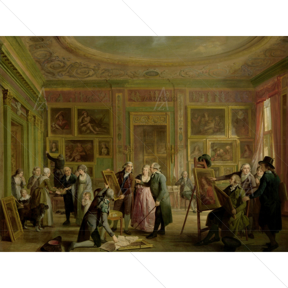 Art Gallery of Josephus Augustinus Brentano, Adriaan De Lelie, 1790-99 — Portraits Painting custom art by ArtzFolio