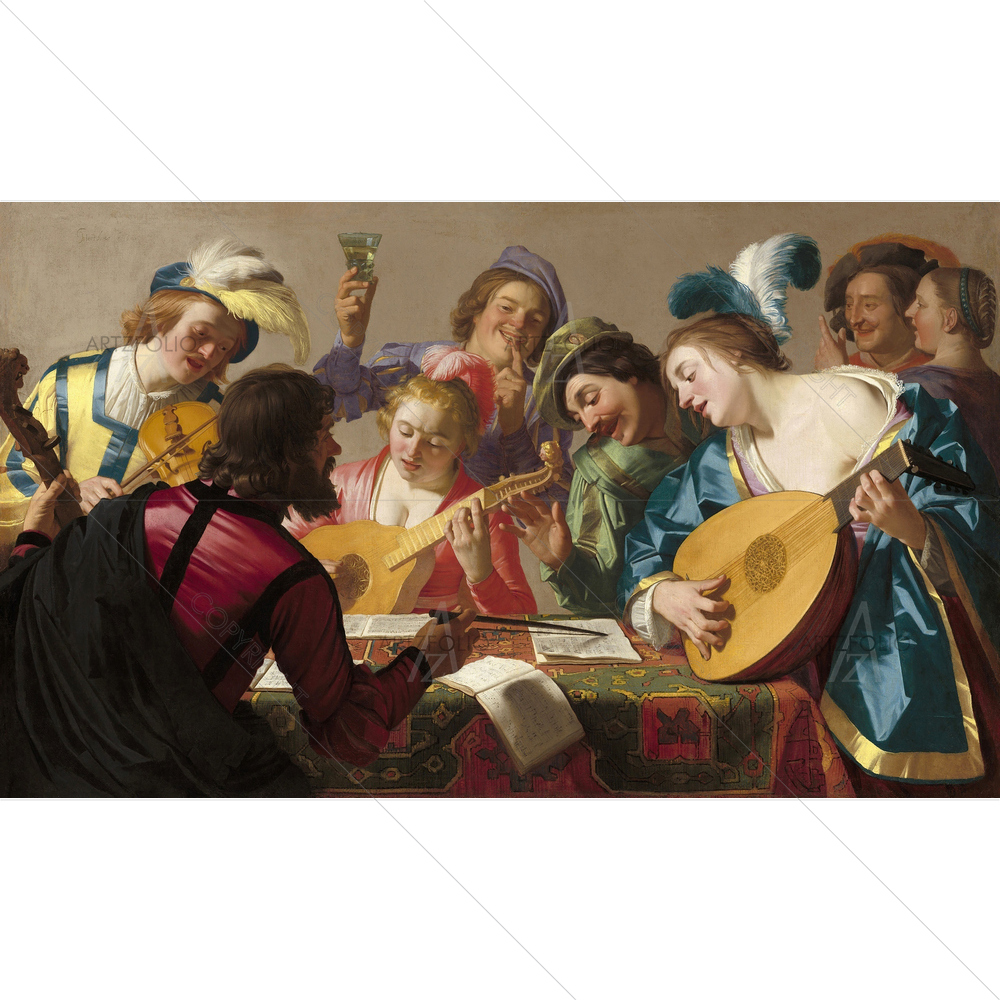 The Concert, Gerrit Van Honthorst, 1623