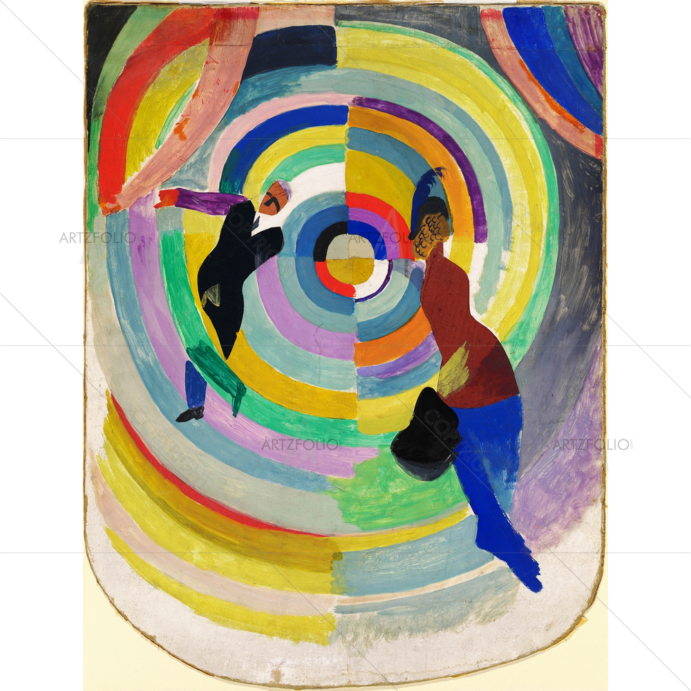 Political Drama, Robert Delaunay, 1914 — custom-size art design 5011243