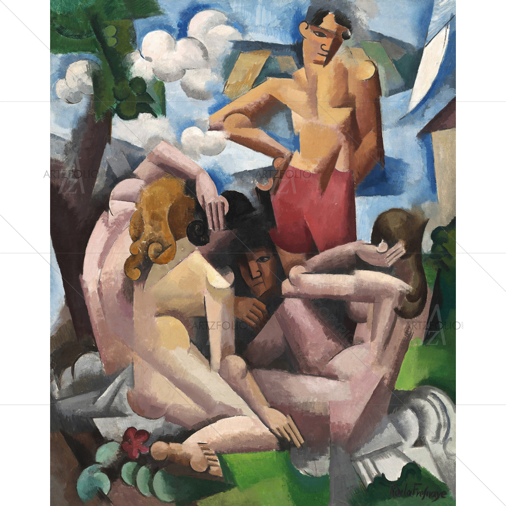 The Bathers, Roger De La Fresnaye, 1912 — custom-size art design 5011244