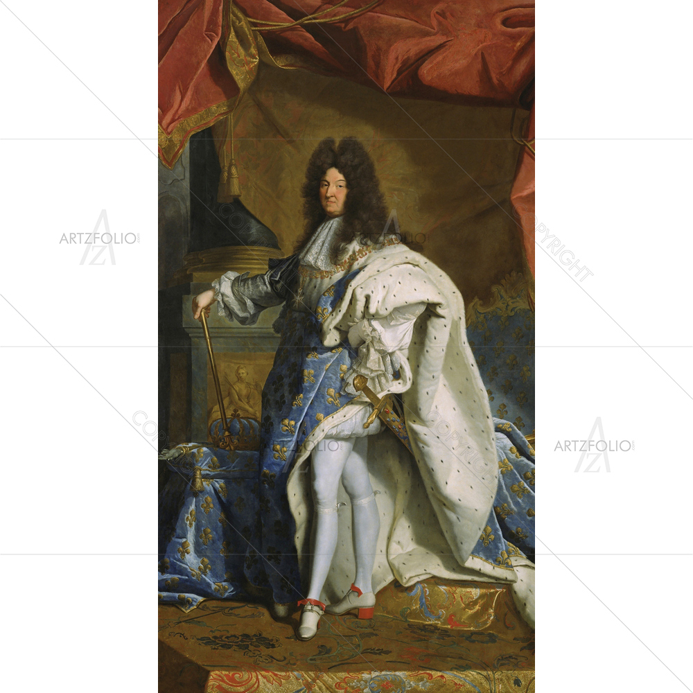 Louis XIV Portrait — Baroque custom art by ArtzFolio