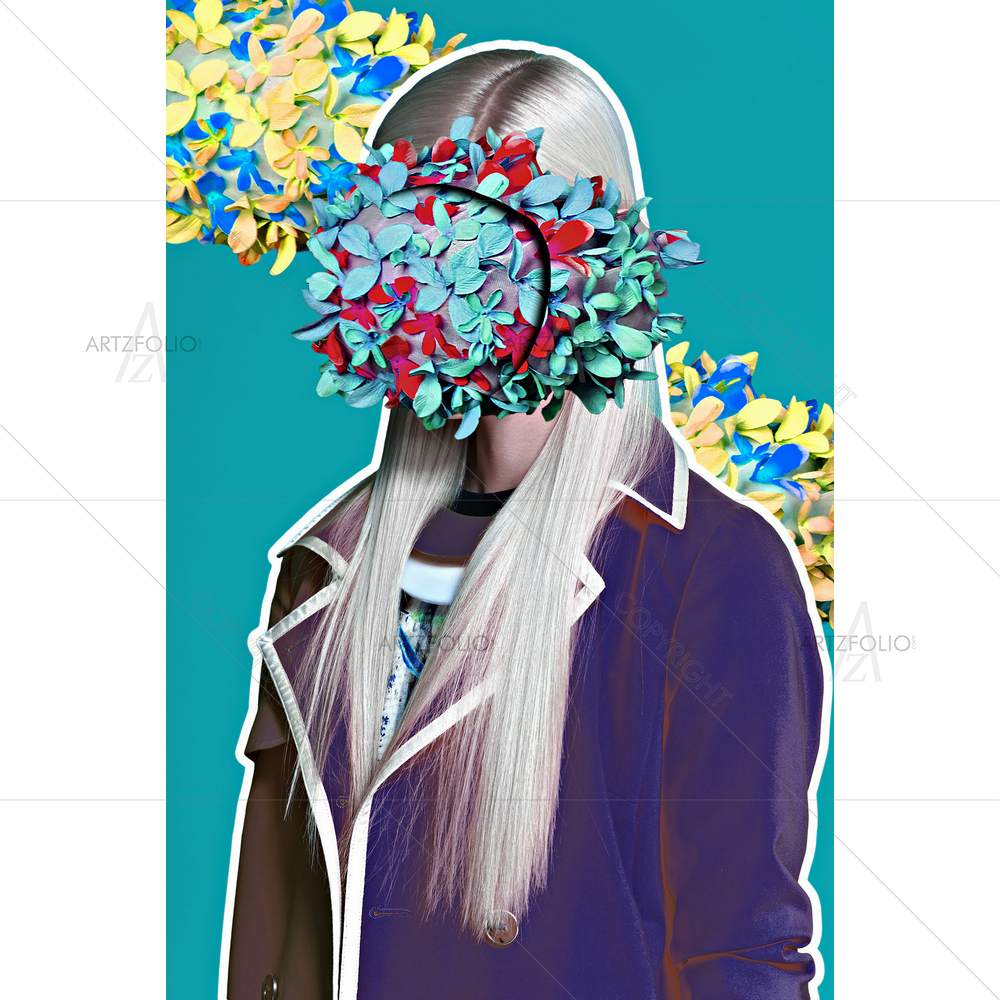 Model with no Face Portrait — custom-size art design 5011263