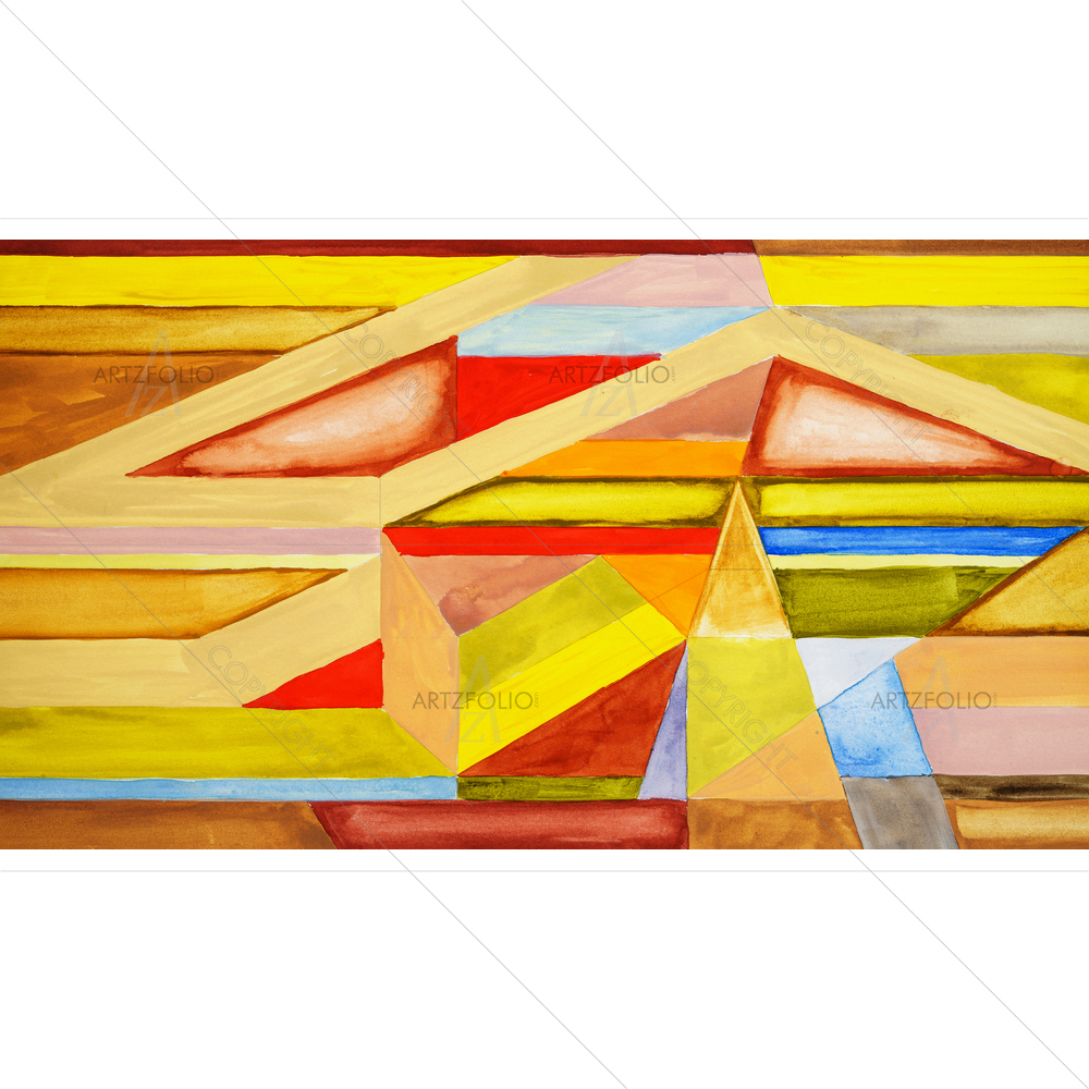 Geometrical Abstract Image — custom-size art design 5011272
