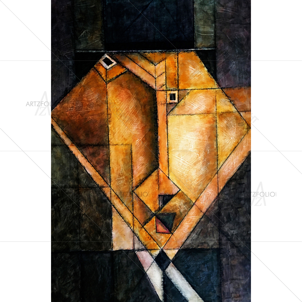 Abstract Man Portrait — custom-size art design 5011273