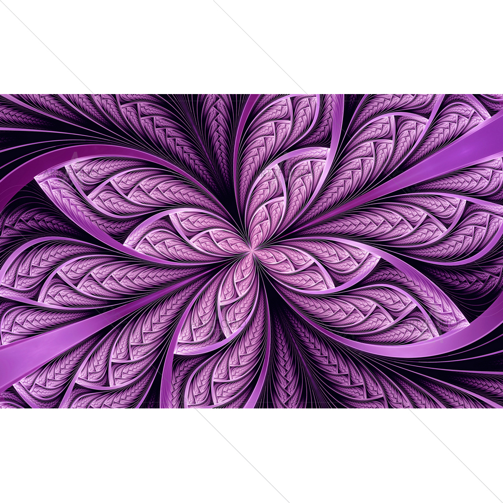 Violet Mosaic Stripes — custom-size art design 5011278