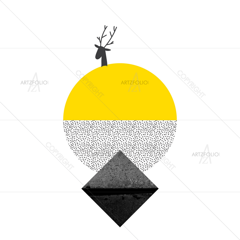 Modern Geometric Abstract — custom-size art design 5011324