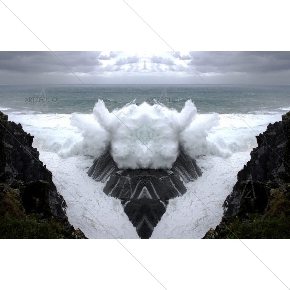 Sea Foam Animals — Cubism custom art by ArtzFolio