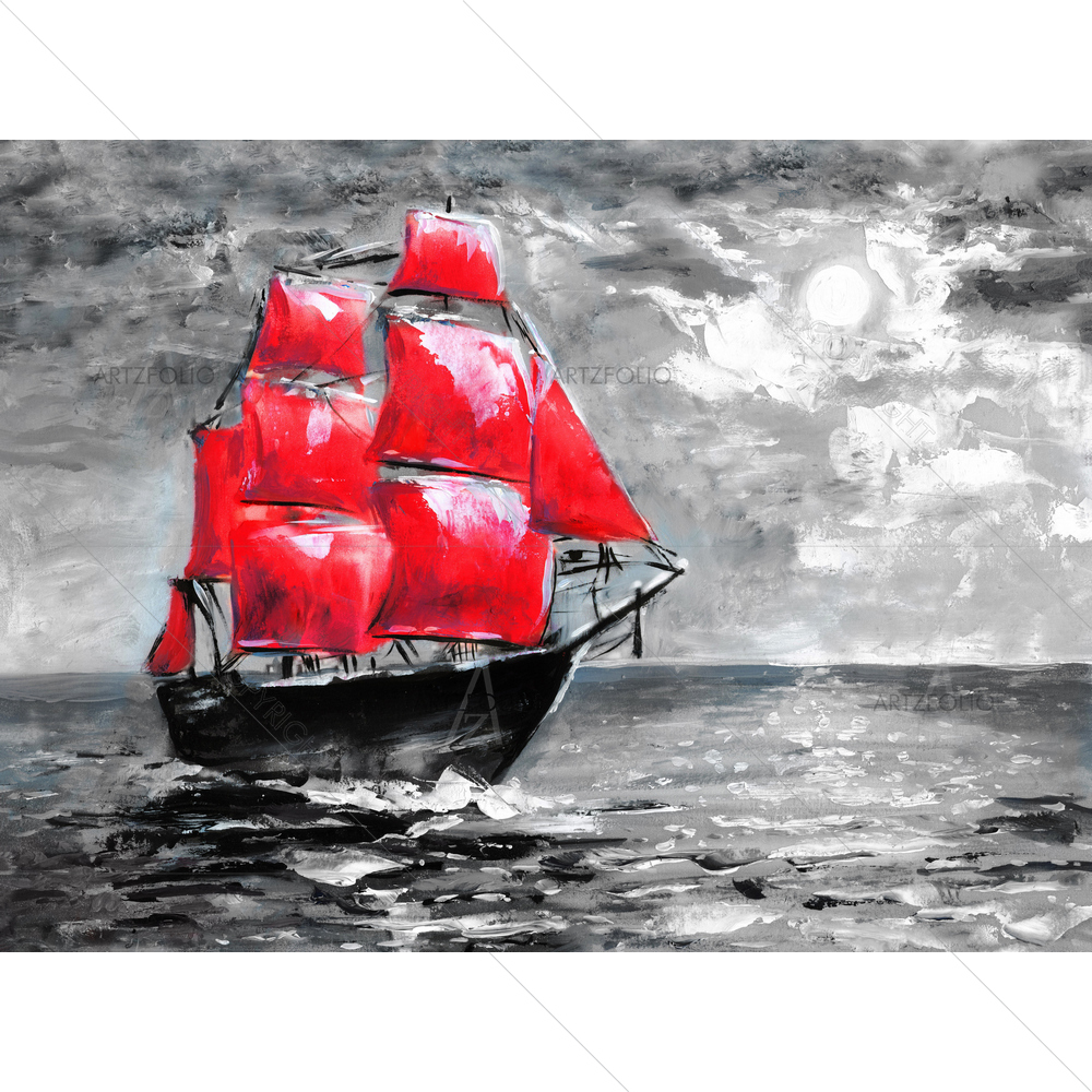 Scarlet Sails — Automobiles custom art by ArtzFolio