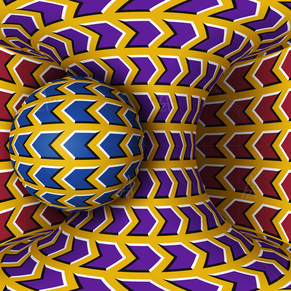 Sphere Rotation Around Moving Hyperboloid D2 — custom-size art design 5011353