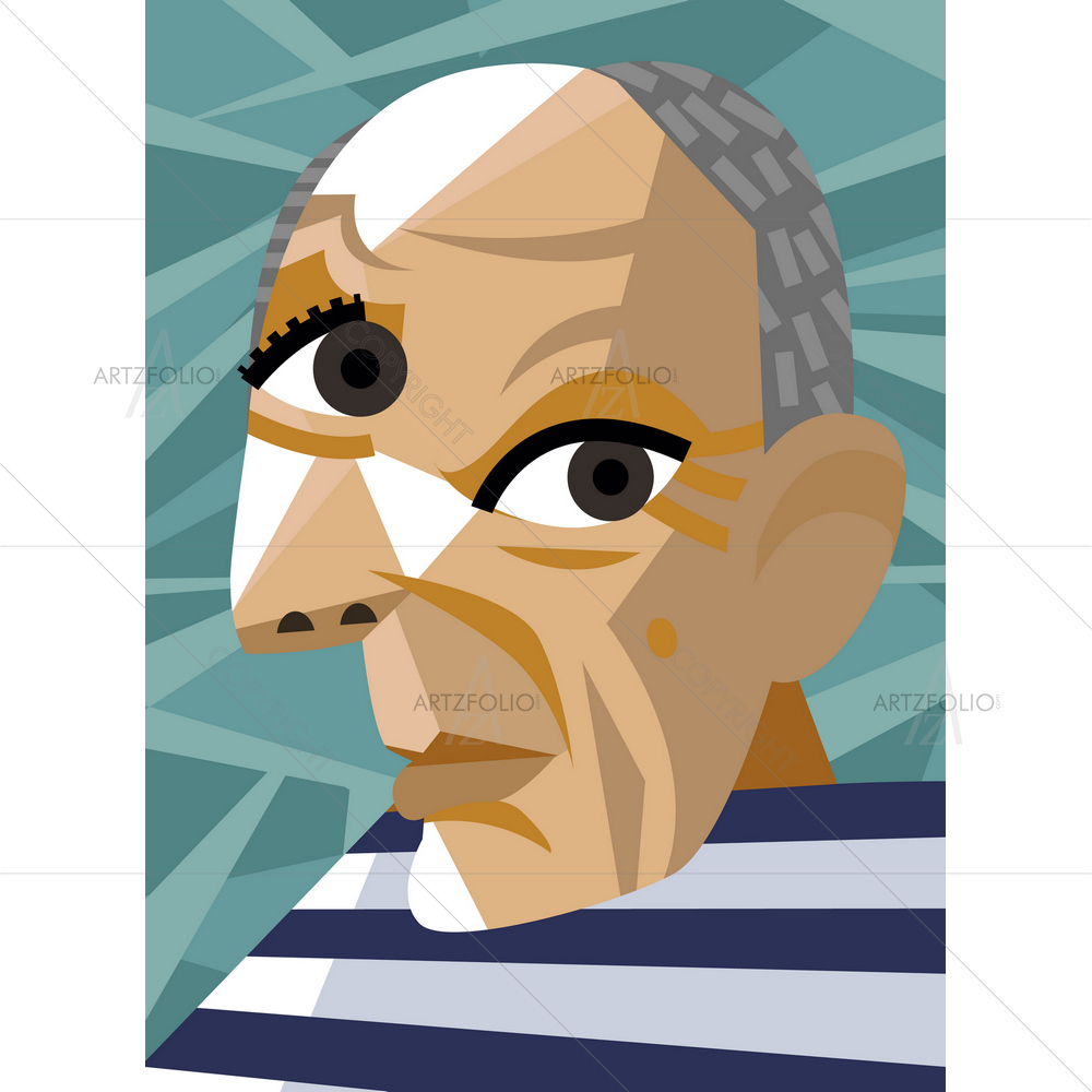 Cubist Painter — custom-size art design 5011365
