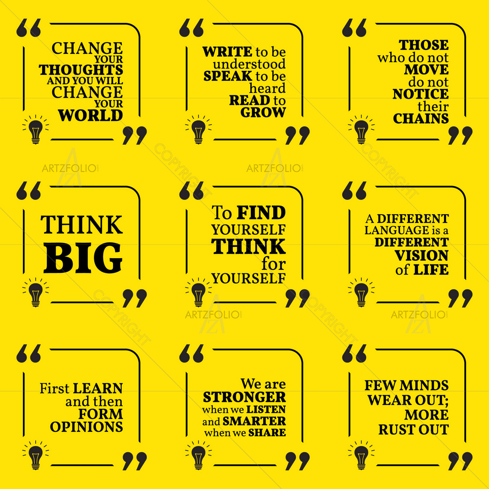 Leaning Motivational Quote — custom-size art design 5011366