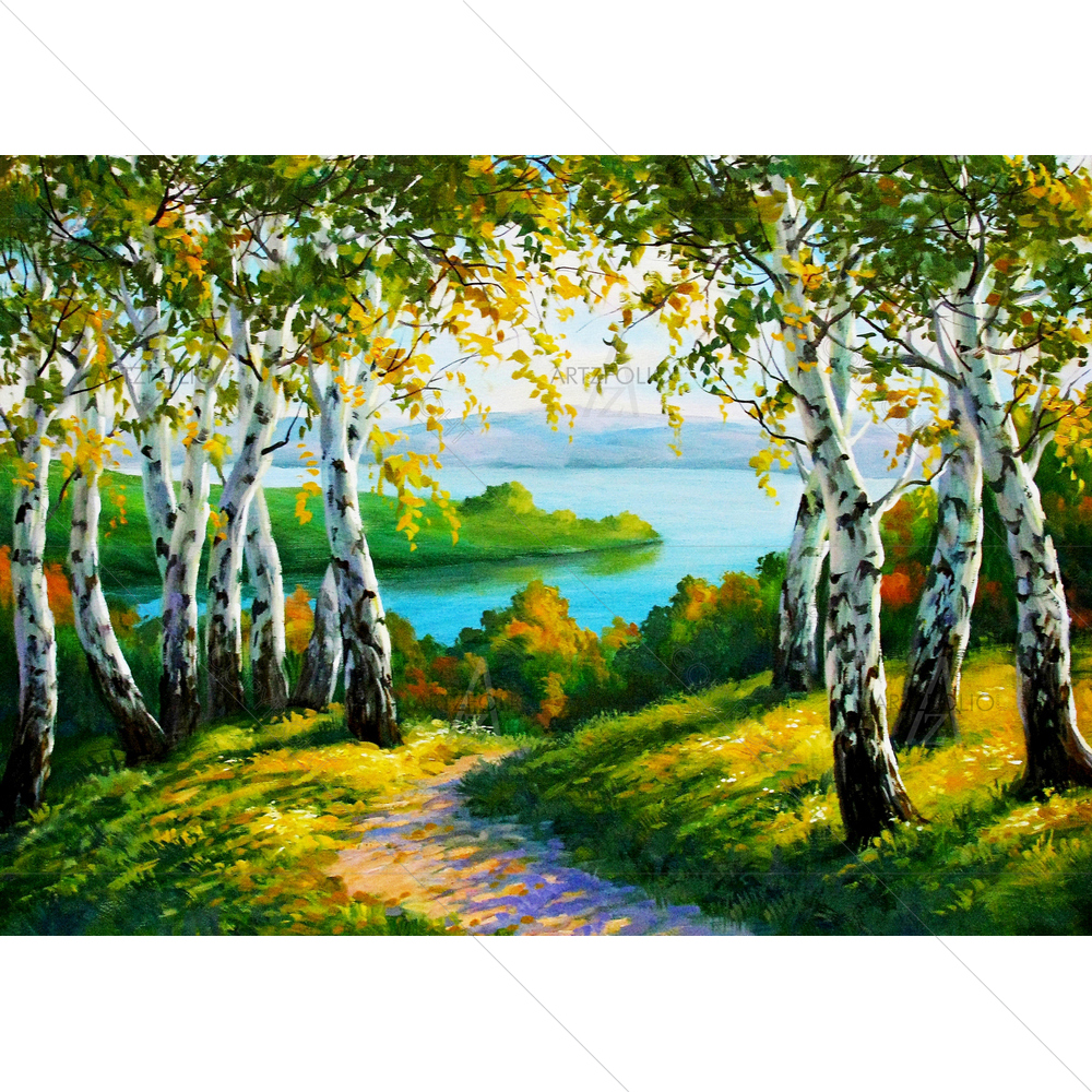 Autumn Forest Landscape D1 — Landscapes custom art by ArtzFolio