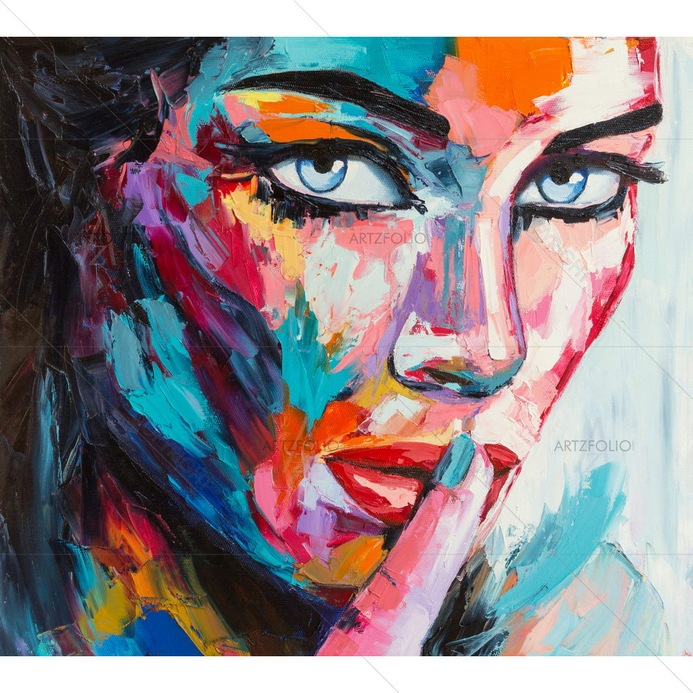 Fantasy Woman Portrait D2 — custom-size art design 5011427