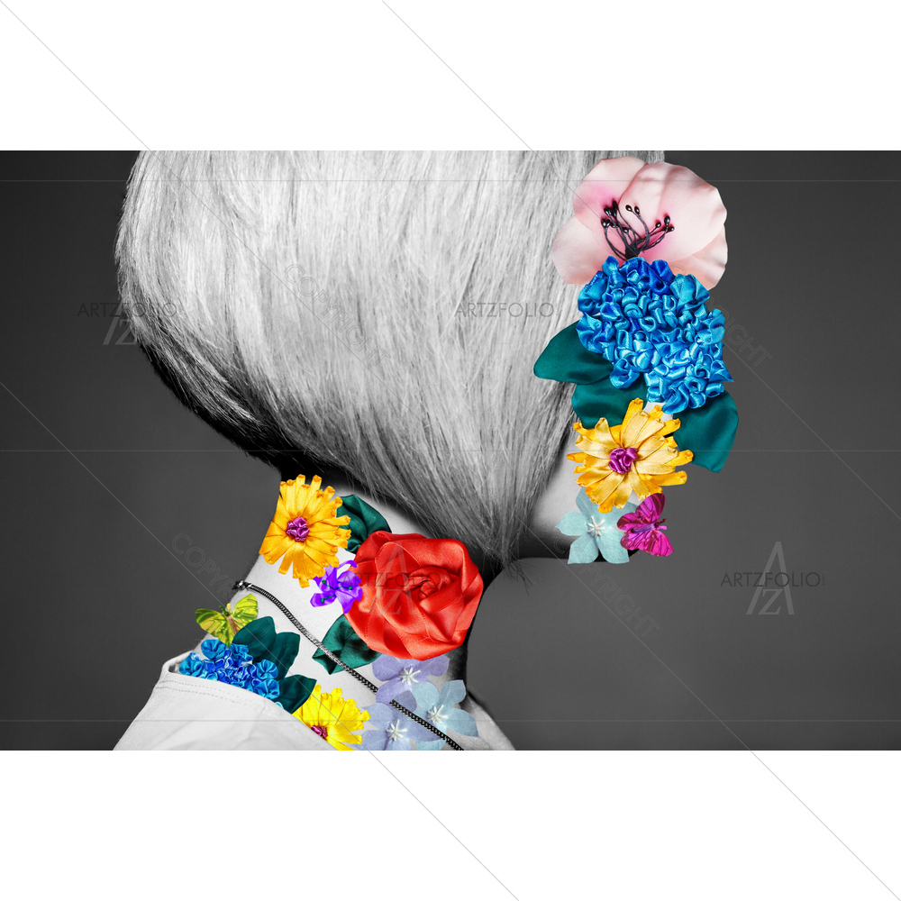 Model Woman Portrait — custom-size art design 5011432