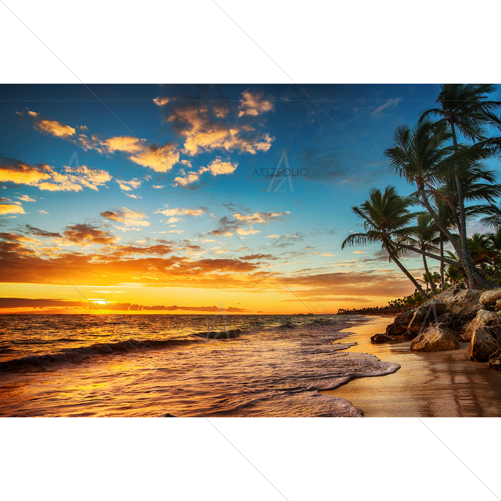 Tropical Island Beach — Asian custom art by ArtzFolio