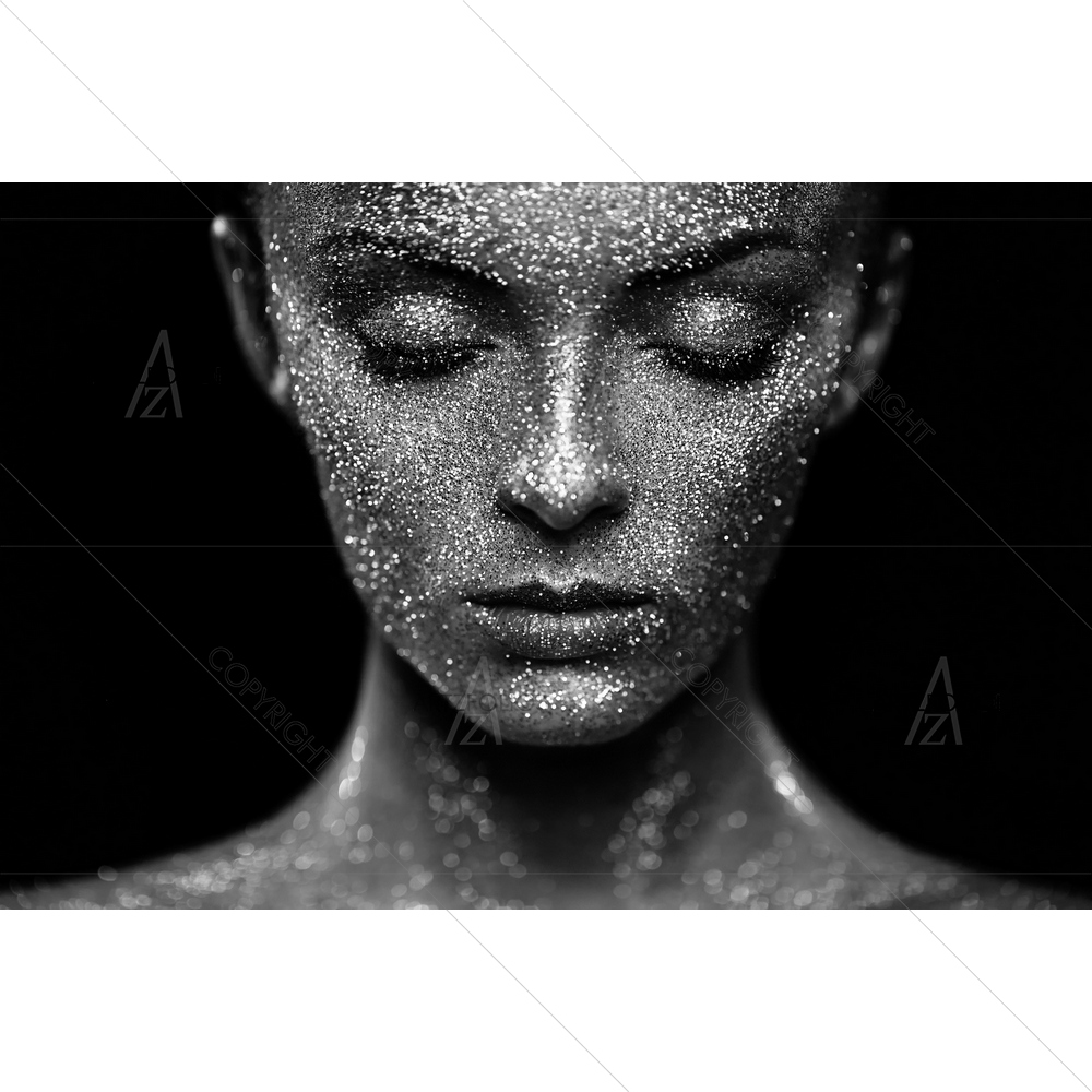 Glittering Model Face — Others custom art by ArtzFolio